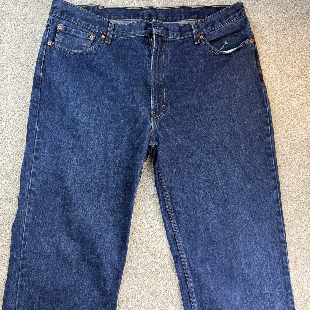 Levis 550 Relaxed Fit Jeans Mens 42x34 Medium Wash Blue Denim Tapered Casual